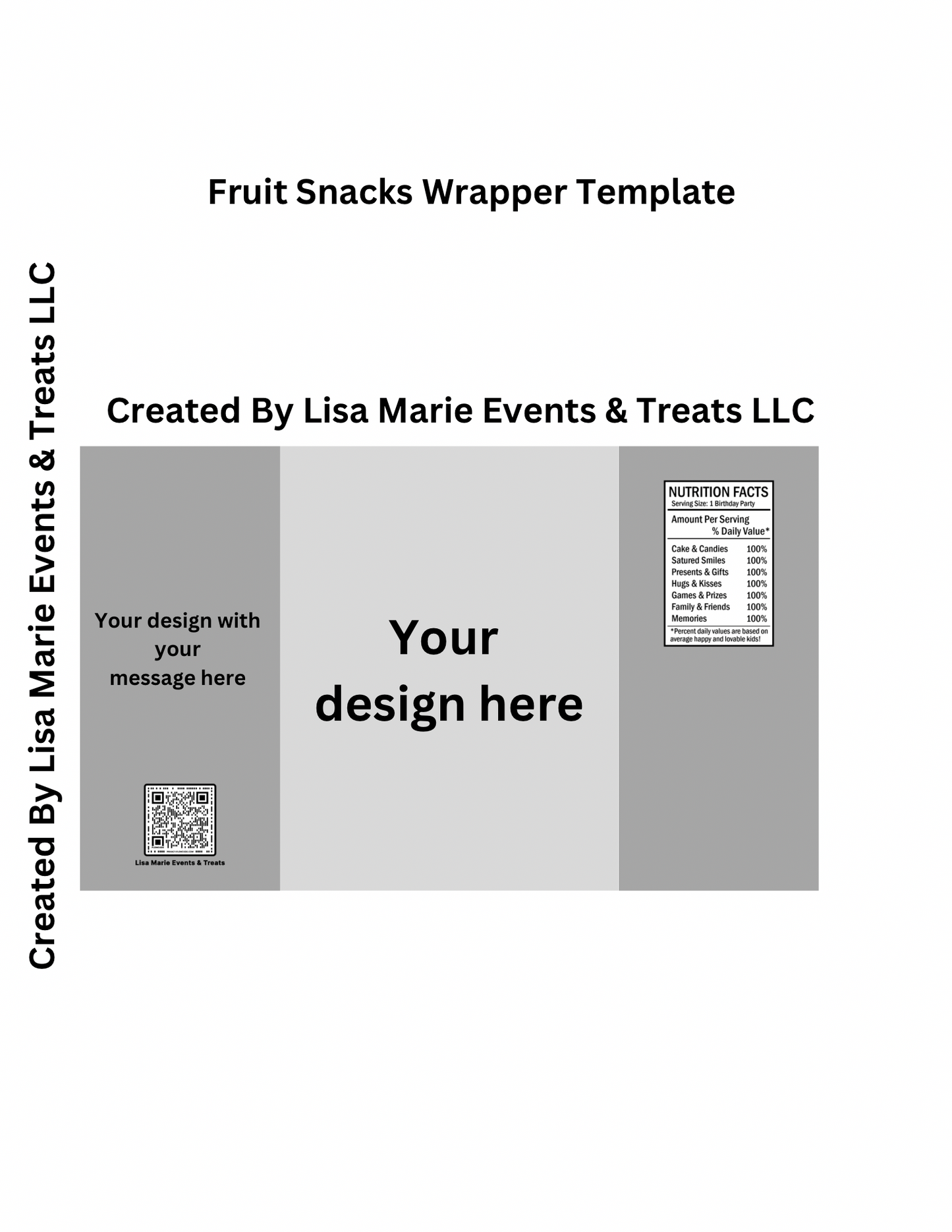 Fruit Snack Template