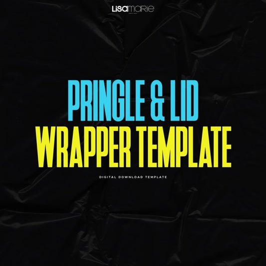 Pringles and Lid Wrapper Template