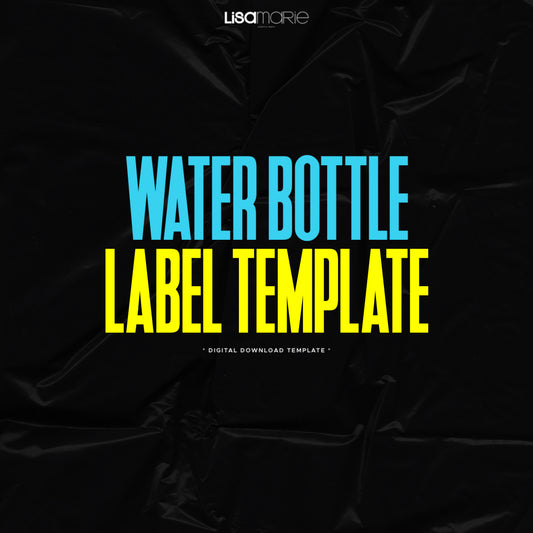 Water Bottle Template