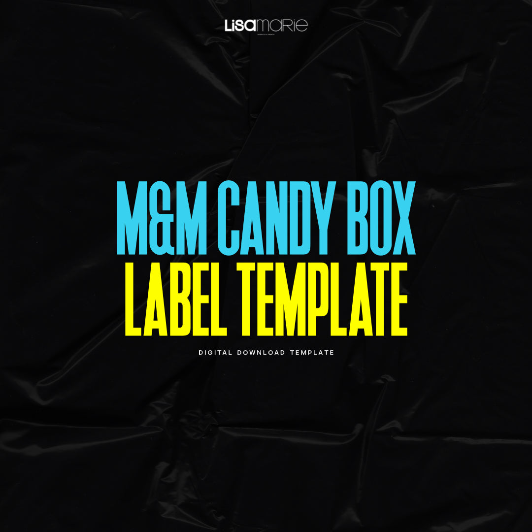 M&M Candy Box Template