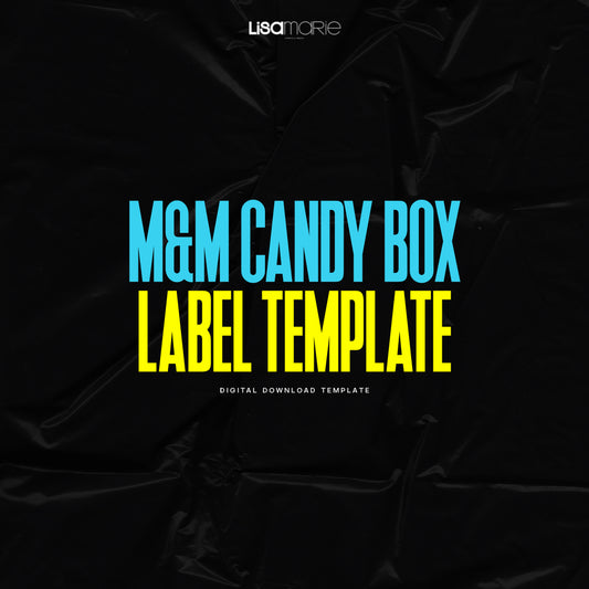 M&M Candy Box Template