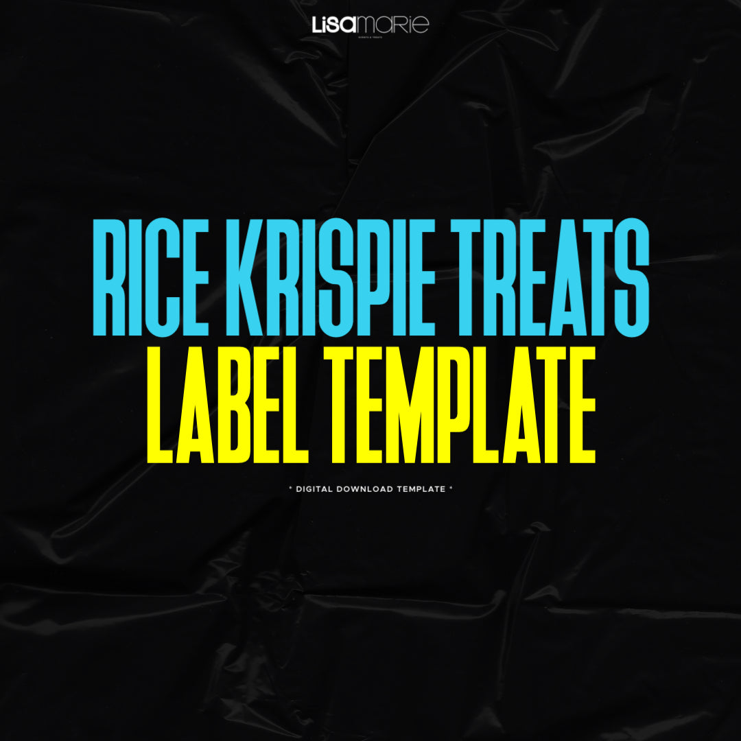 Long Rice Krispies Treat Template