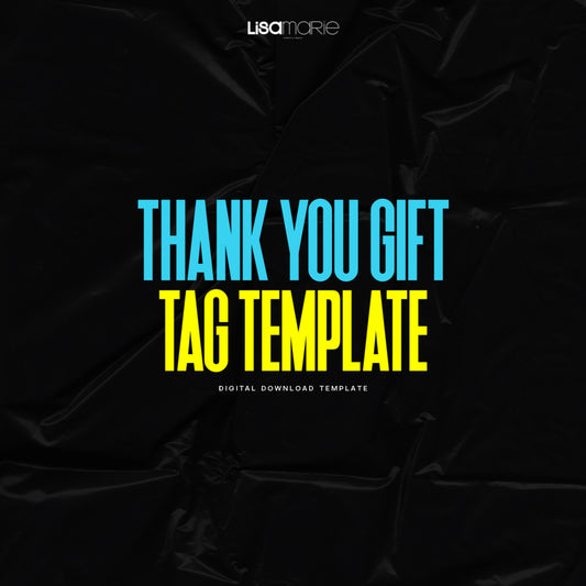 Thank You Gift Tags Template