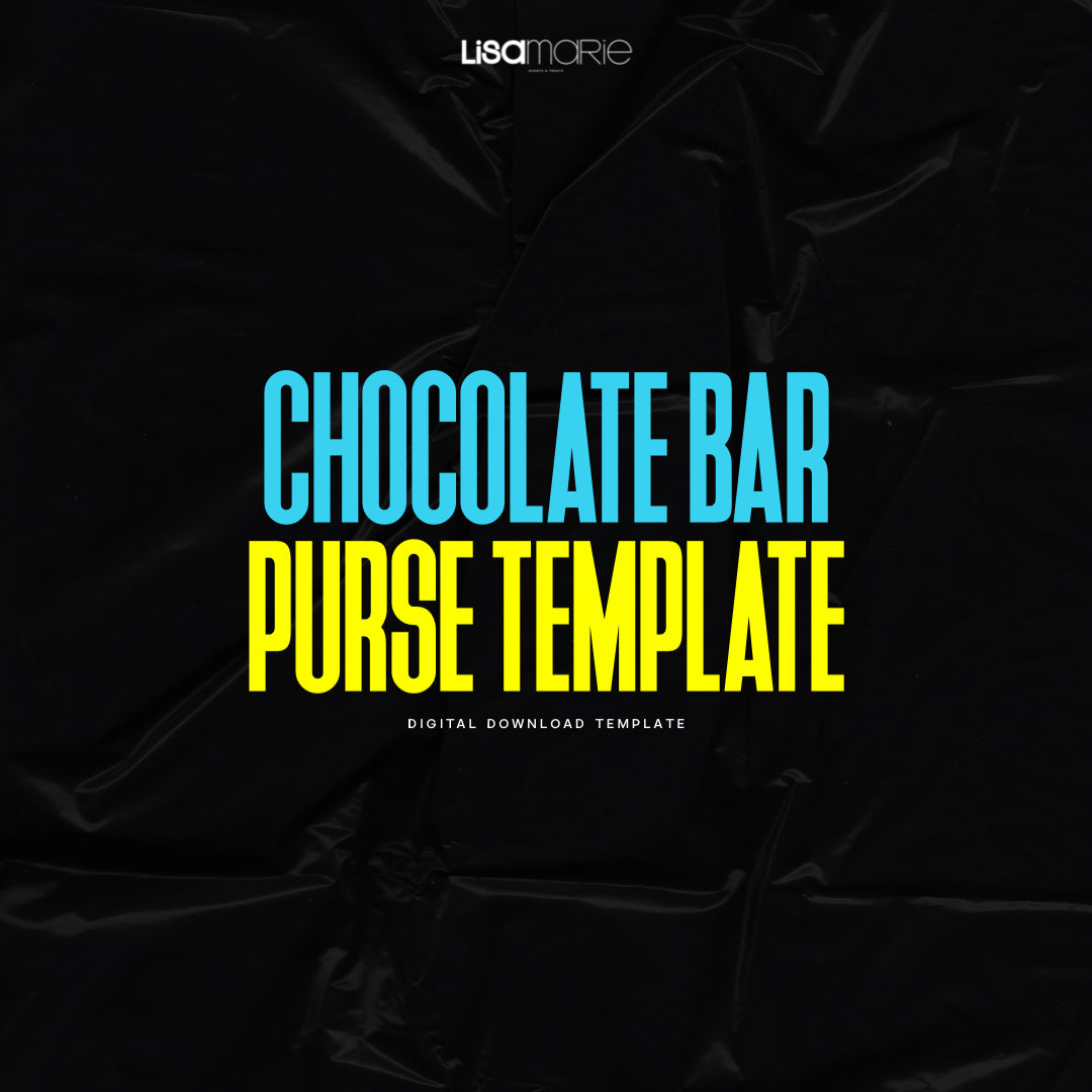 Chocolate Bar Purse Template