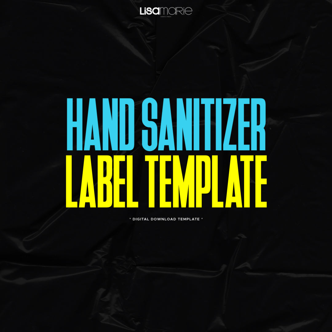 Hand Sanitizer Template