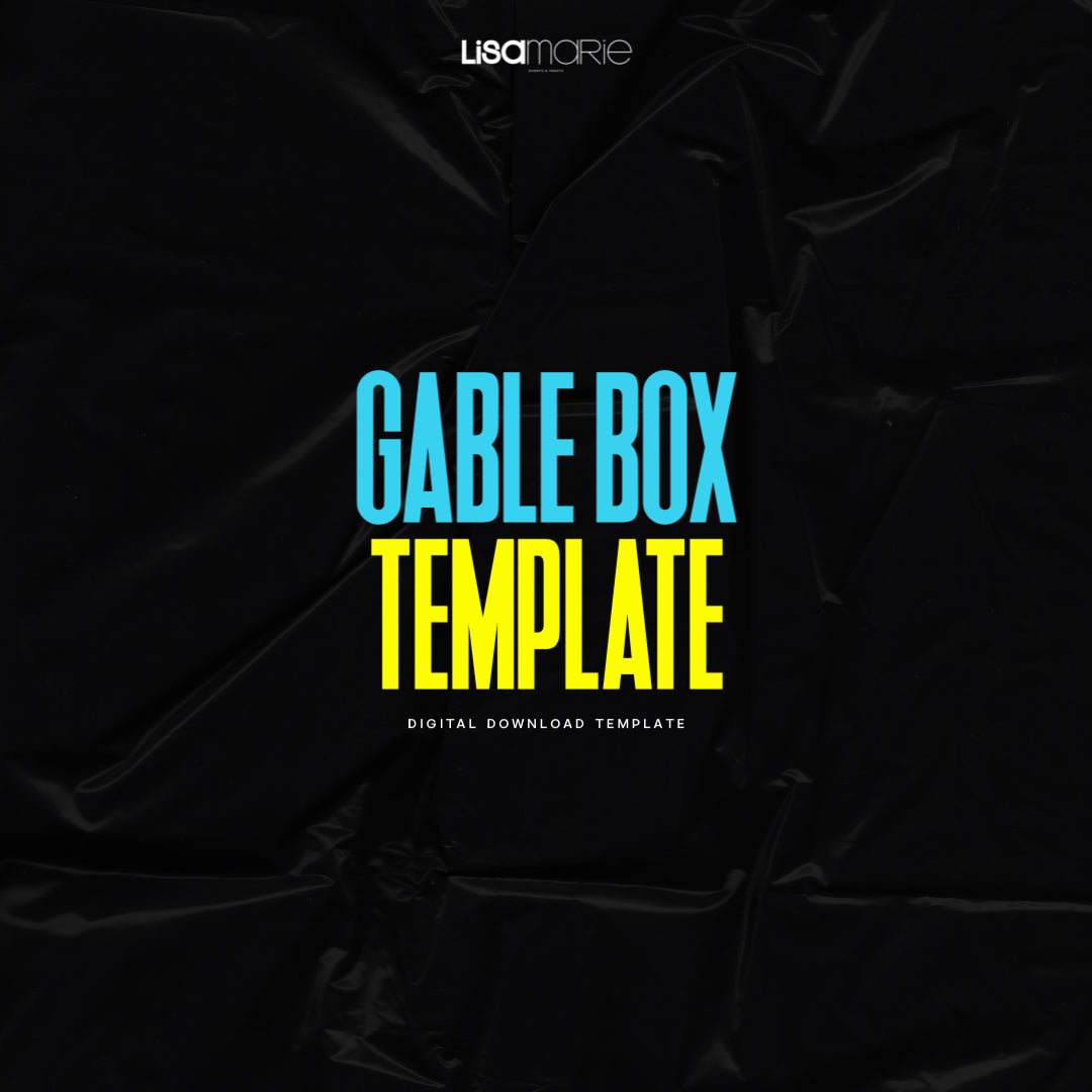 Gable Box Label Template