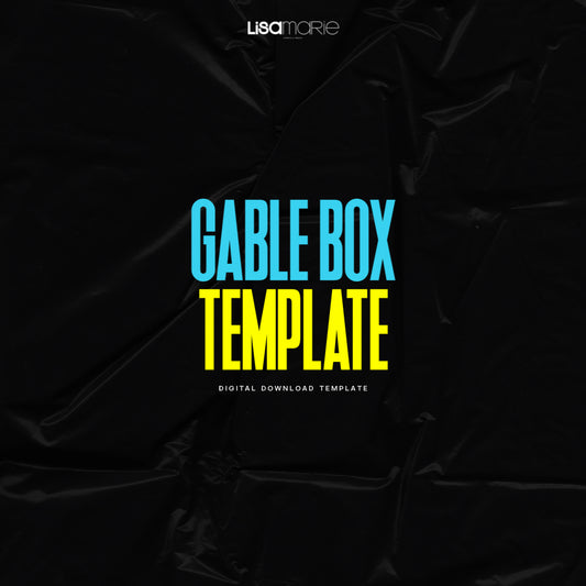 Gable Box Label Template